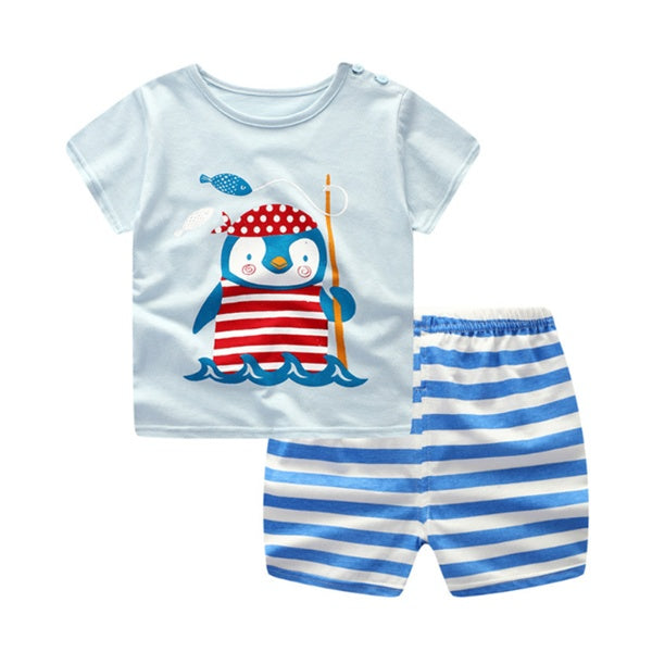 TinyTots. Whale Adventure Cotton Set
