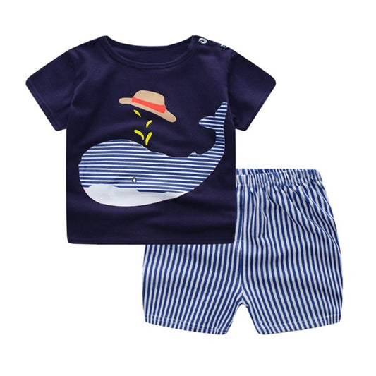 TinyTots. Whale Adventure Cotton Set